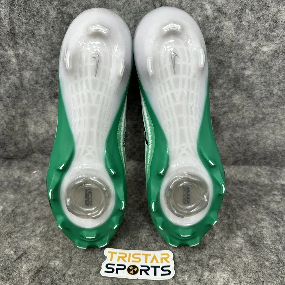 Nike Vapor Pro 1 Football Cleats Mens Size 9 White Green Black HM8850-100